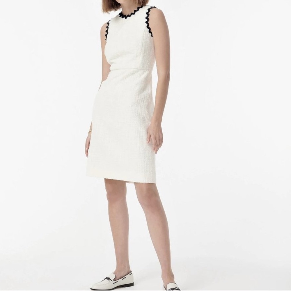 J Crew textured tweed dress